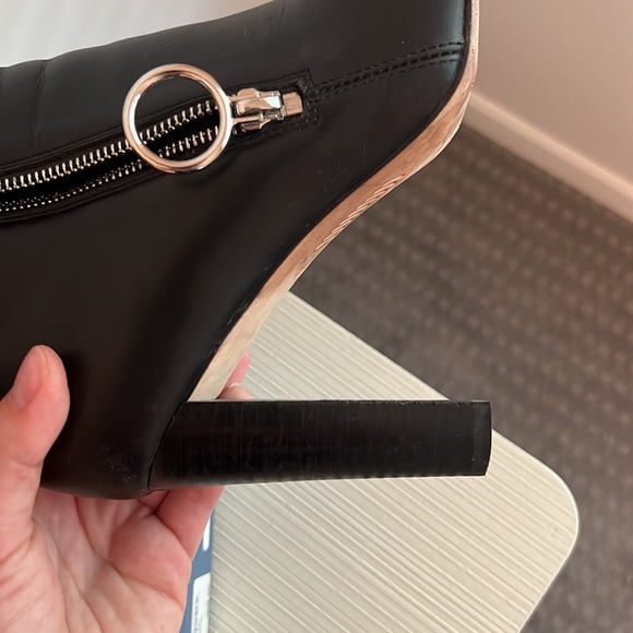 PAIGE Kate Asymmetrical Bootie (Black, 10M) - Picture 6 of 10